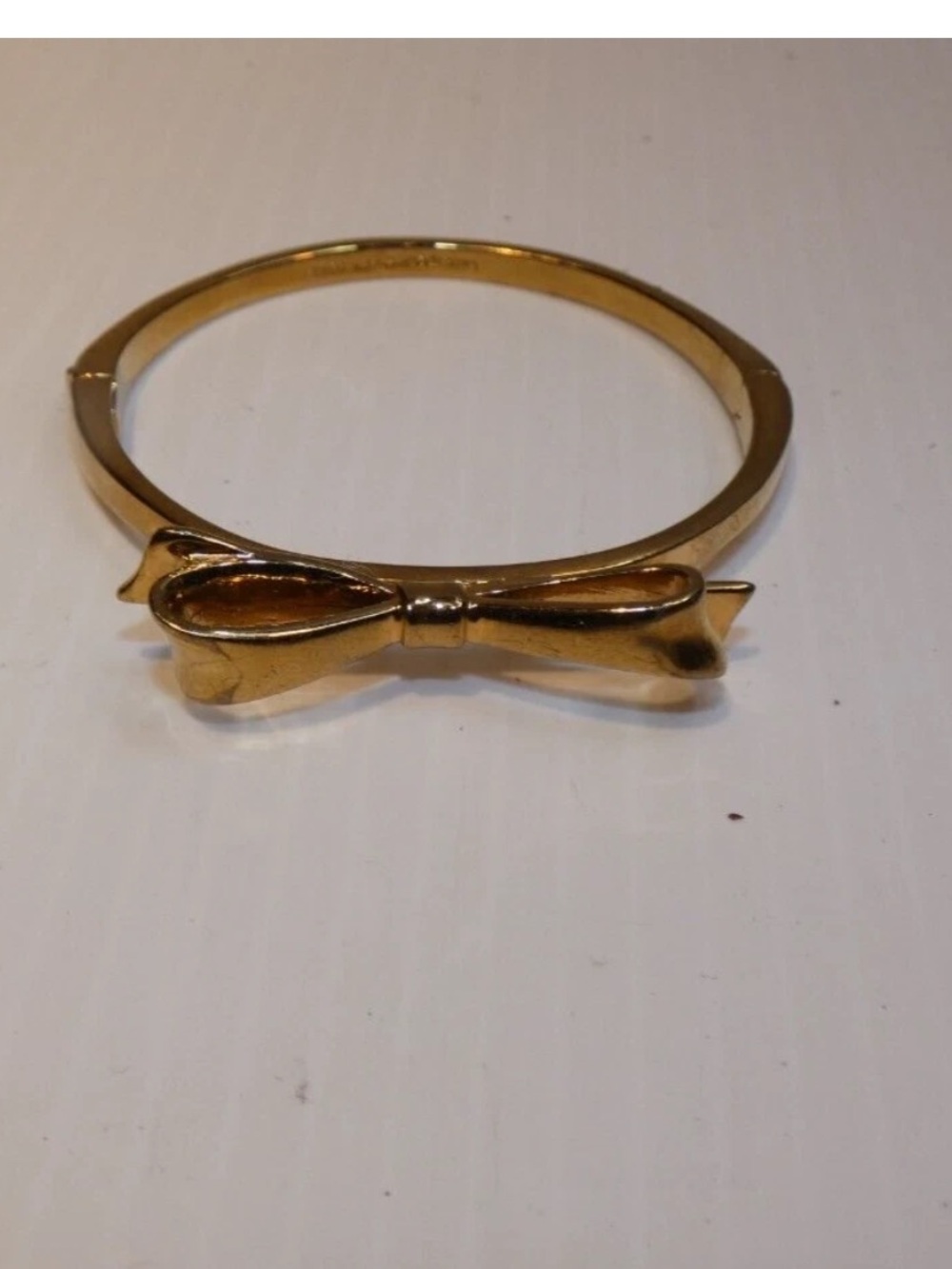 Kate Spade Gold-Tone Bow Bangle Bracelet